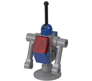 LEGO Benny's Spaceship Robot met Transparant Rood Lichaam Part minifiguur