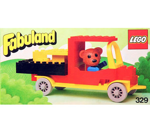 LEGO Bernard Bear and his Delivery Lorry Set 329-2