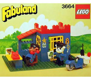 LEGO Bertie Bulldog (Polizei Chief) und Constable Bulldog 3664