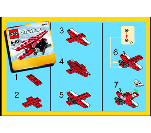 LEGO Bi-Plane Set 7797 Instructions