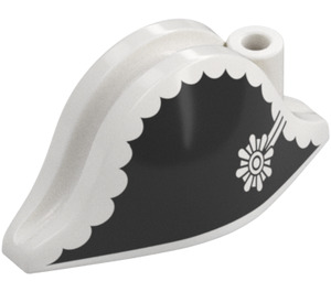 LEGO Bicorne Pirate Hat with Flower / Star (2528 / 103623)