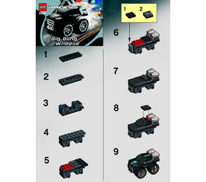 LEGO Big Bling Wheelie 8658 Instructies