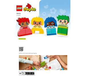 LEGO Groß Feelings & Emotions 10415 Instructions