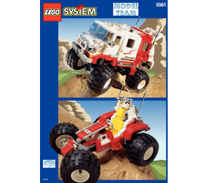 LEGO Big Foot 4 x 4 Set 5561 Instructions