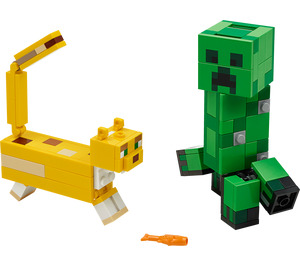 LEGO BigFig Creeper und Ocelot 21156