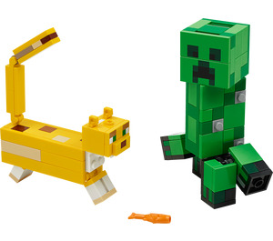 LEGO BigFig Creeper and Ocelot 21156