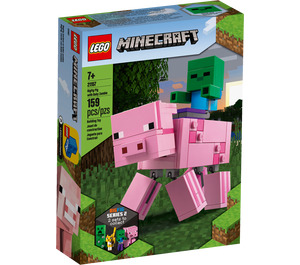LEGO BigFig Pig mit Baby Zombie 21157 Packaging