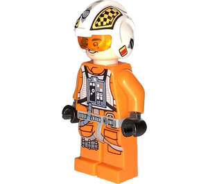 LEGO Biggs Darklighter jossa Kypärä jossa Visiiri Minihahmo