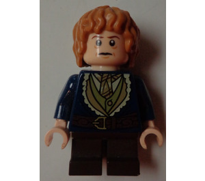 LEGO Bilbo Baggins met Dark Blauw Coat minifiguur