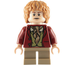 LEGO Bilbo Baggins mit Dunkelrot Coat Minifigur