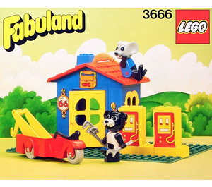 LEGO Billy Bear and Mortimer Mouse's Service Station Set 3666