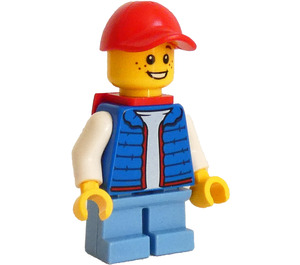 LEGO Billy - Blue Vest and Red Backpack Minifigure