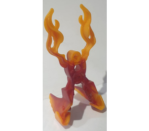 LEGO Bionicle Feu Clare avec Marbré Orange Transparent (64265)