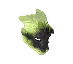 LEGO Bionicle Mask with Transparent Bright Green Back (24164)