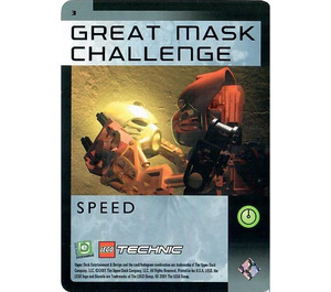 LEGO Bionicle Quest for the Masks Card 003 - Great Mask Challenge, Speed