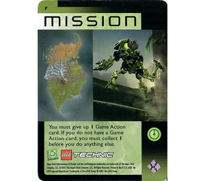 LEGO Bionicle Quest for the Masks Card 007 - Mission