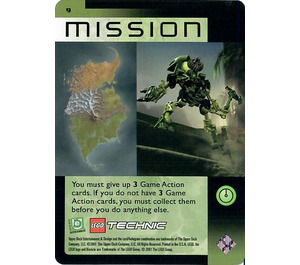 LEGO Bionicle Quest for the Masks Card 009 - Mission