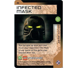 LEGO Bionicle Quest for the Masks Card 026 - Infected Mask