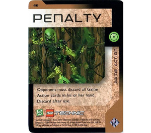 LEGO Bionicle Quest for the Masks Card 040 - Penalty