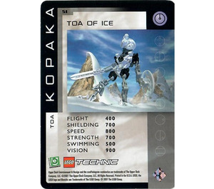 LEGO Bionicle Quest for the Masks Card 051 - Toa of Ice
