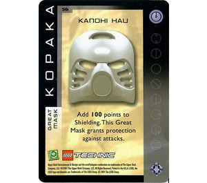 LEGO Bionicle Quest for the Masks Card 056 - Kanohi Hau