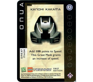 LEGO Bionicle Quest for the Masks Card 062 - Kanohi Kakaitia