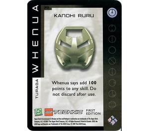 LEGO Bionicle Quest for the Masks Card 070 - Kanohi Ruru