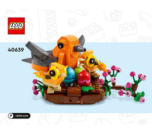 LEGO Bird's Nest Set 40639 Instructions
