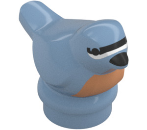 LEGO Bird with Black Beak with Flesh Chest and Black and White Stripes (41835 / 116102)