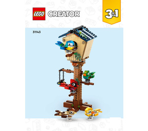 LEGO Birdhouse Set 31143 Instructions