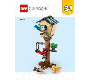 LEGO Birdhouse 31143 Byggeinstruksjoner