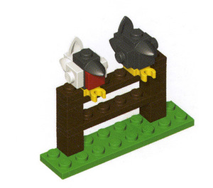 LEGO Birds auf ein Zaun MMMB021