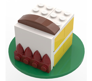 LEGO Birthday Cake avec base verte 40048-2