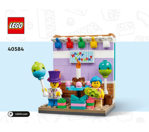LEGO Birthday Diorama Set 40584 Instructions