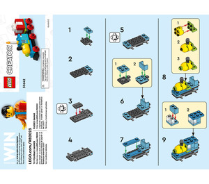 LEGO Birthday Trein 30642 Instructions