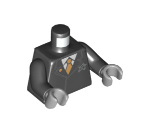 LEGO Schwarz Agent Solomon Blaze Minifig Torso (973 / 76382)