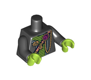 LEGO Schwarz Alien Commander Torso (973 / 76382)