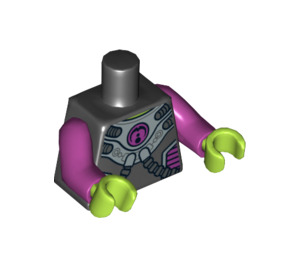LEGO Schwarz Alien Pilot Torso (76382 / 88585)