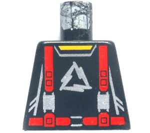 LEGO Negro Alpha Team Torso sin brazos (973)