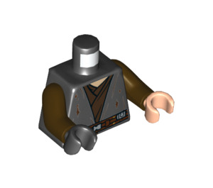 LEGO Zwart Anakin Skywalker Minifiguur Torso (973 / 76382)