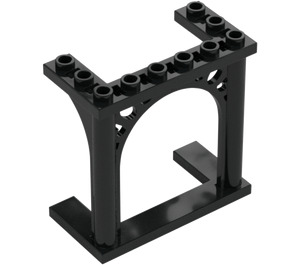 LEGO Black Arch 3 x 6 x 5 Ornamented (19063 / 30613)