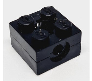 LEGO Black Arm Holder Brick 2 x 2 with Hole