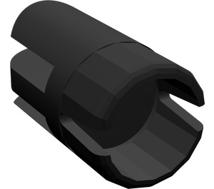 LEGO Black Arm Section with Towball Socket (3613 / 30233)