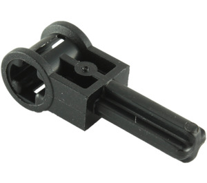 LEGO Schwarz Achse 1.5 mit Aufrecht Achse Verbinder (6553)