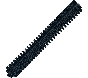 LEGO Black Axle 4 Threaded (3705)