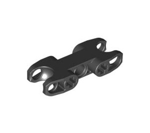LEGO Black Axle and Pin Connector with Ball Sockets and Smooth Sides (61053)