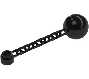 LEGO Schwarz Ball und Kette (15532 / 50800)