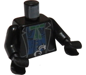LEGO Schwarz Bandit Torso (973)