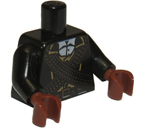 LEGO Schwarz Bandit Torso (973 / 88585)