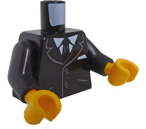 LEGO Negro Bank Secretary Minifigura Minifigura Torso (973 / 76382)